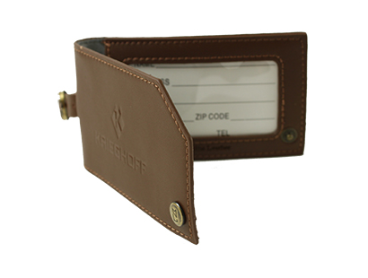 Leather Luggage Tag