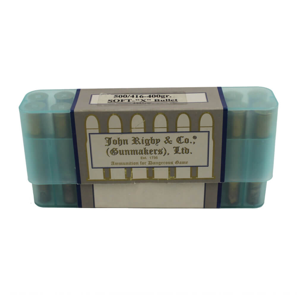 Once Fired Brass, John Rigby & Co., .500/.416NE