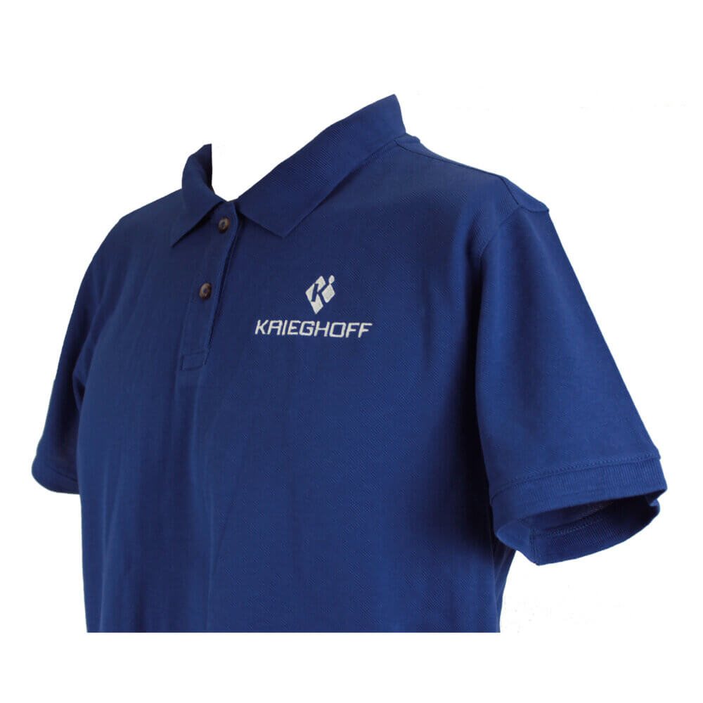 Ladies’ Cotton Polo Shirt, Royal Blue – Medium & Large Only