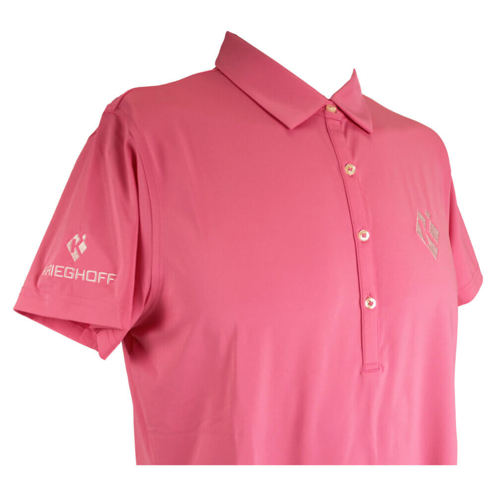 Bamboo Eco Tec Ladies’ Polo Shirt, Peppermint Pink