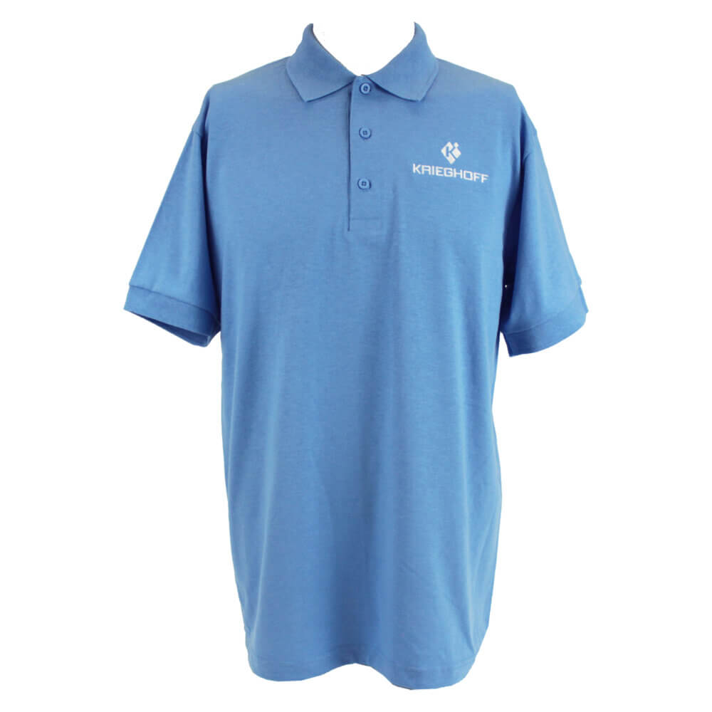 DryBlend Jersey Polo Shirt, Carolina Blue