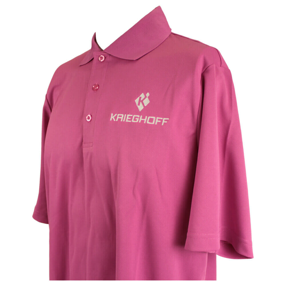 Men’s Performance Polo Shirt, Pink