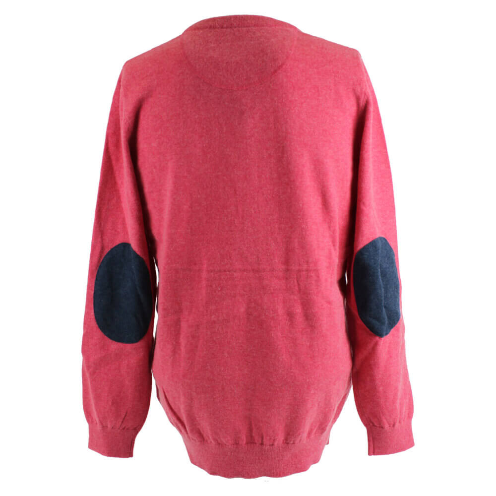 “Arthemis” Ladies’ V-Neck Pink Sweater, Victoria, by Club Interchasse