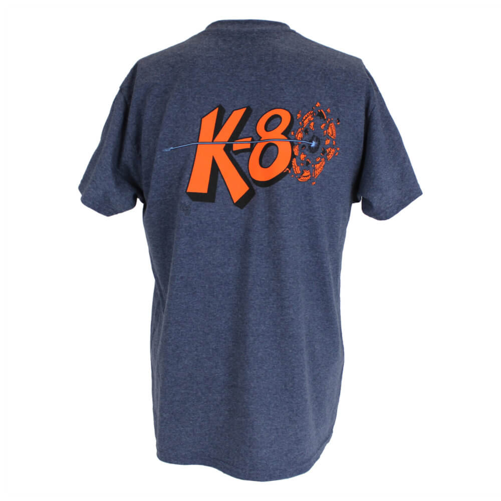 T-Shirt “K-80 Broken Target”, Heather Navy