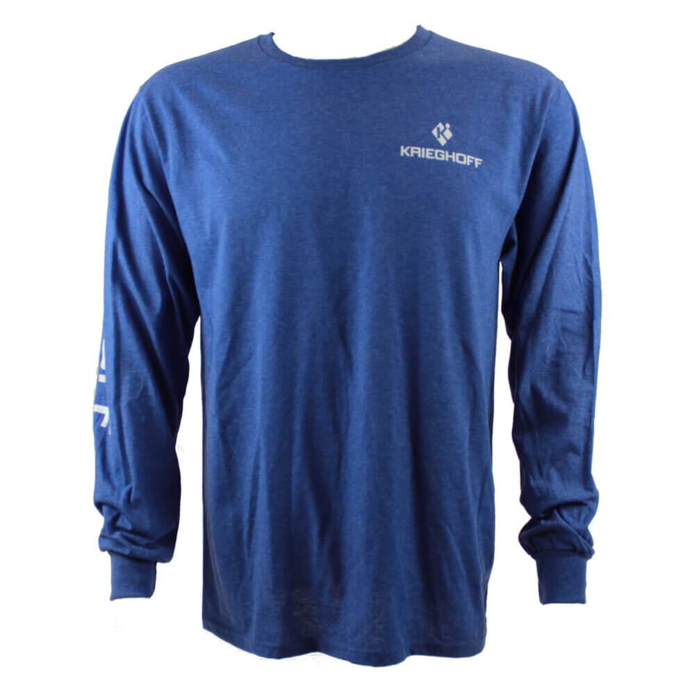 Krieghoff Long Sleeve T-Shirt, Heather Royal
