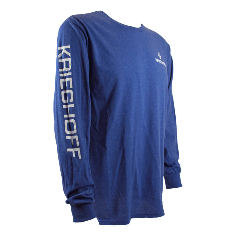 Krieghoff Long Sleeve T-Shirt, Heather Royal