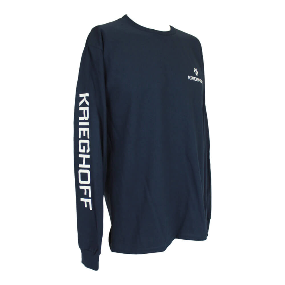 Krieghoff Long Sleeve T-Shirt, Navy Blue