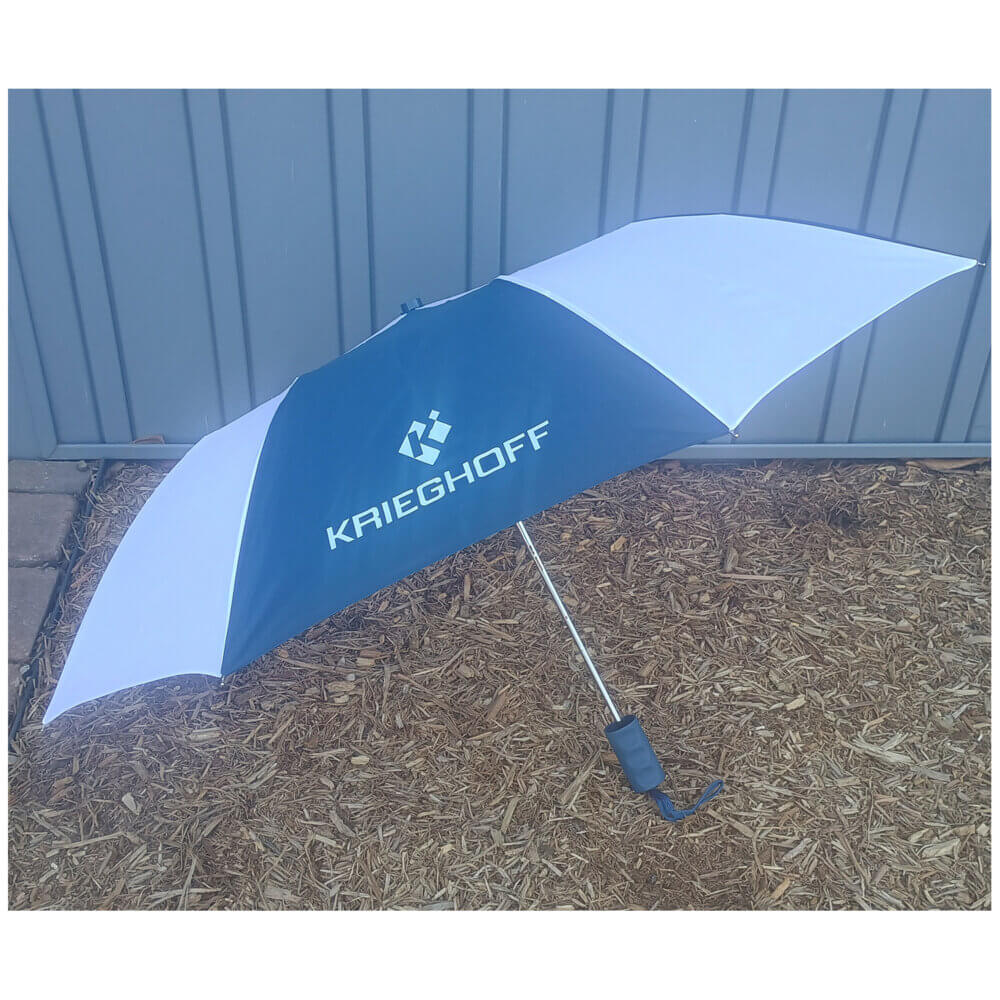 Umbrella, Navy Blue/White